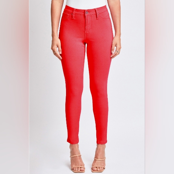 YMI Jeanswear Full Size Hyperstretch Mid-Rise Skinny Jeans - Picture 2 of 6